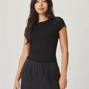 NEW Splendid Black Short Sleeve Tee